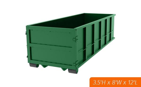 the weight capacity of a ten yard dumpster typically ranges from 1 to 3 tons